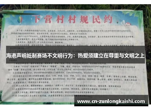 海港声明抵制赛场不文明行为：热爱须建立在尊重与文明之上
